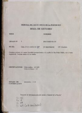 Recogimiento de bienes