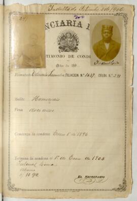 Testimonio de condena