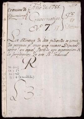 Creación de diputación de minería