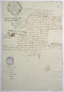 Certificación de partida en Libros Manuales de Caja Real