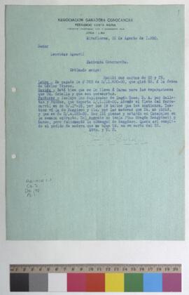 Depósito de letra, reparación de camión y envío de facturas