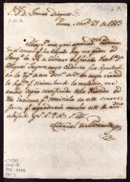 Remisión de copia certificada