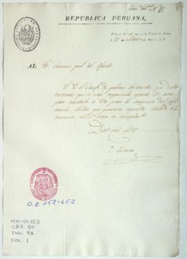 Vestuarios para regimiento Callao