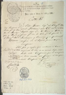 Solicitud de licencia de salida para barco