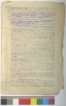 Contrato de emigración.