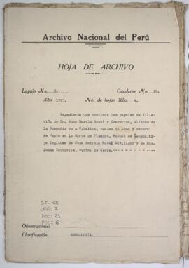 Filiación y limpieza de sangre