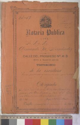 Testimonio de escritura