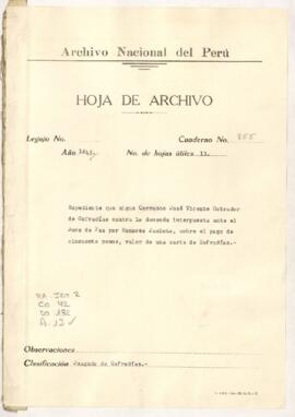 Pago de cantidad de pesos