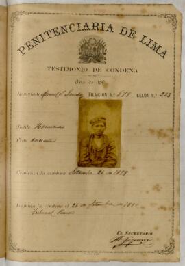 Testimonio de condena