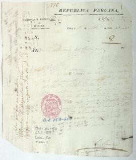 Auxilio con víveres a bergatín de guerra