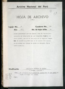 Separación de cargo