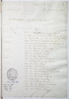 Recepción de expedientes