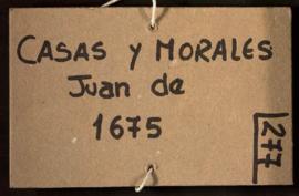 Protocolo notarial de Juan de Casas y Morales