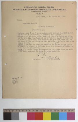 Pago de servidores, envío de lista de remisión de bultos y venta de reces