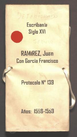 Protocolo notarial de Juan Ramírez