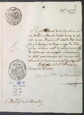 Pago de quintales de carne