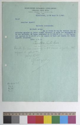 Entrega de ganado