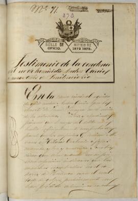 Testimonios de condena