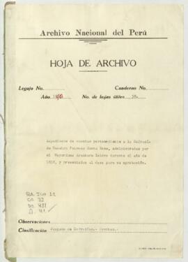 Presentación de cuentas