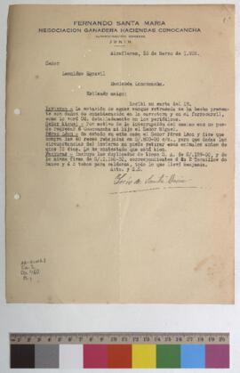 Estación de aguas, compra de reces y envío de facturas