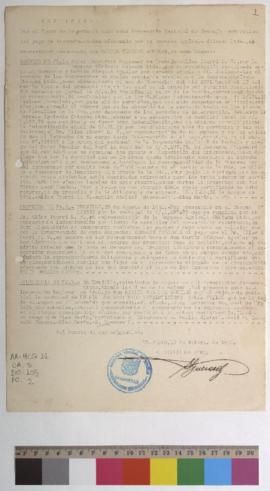 Certificado de indemnización