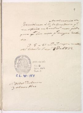 Remisión de documento