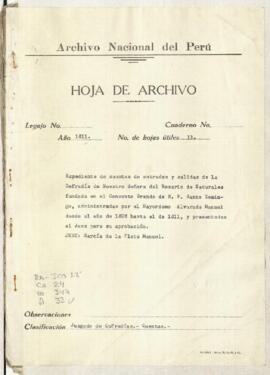 Aprobación de cuentas