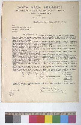 Reparación de carretera, remisión de prendas y pago de personal