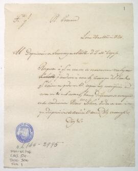 Disposición para conducir carruajes del Estado