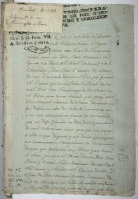 Testimonio de testamento