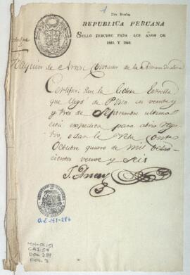 Solicitud de licencia de salida para barco