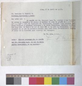 Envío de cementos y maderas