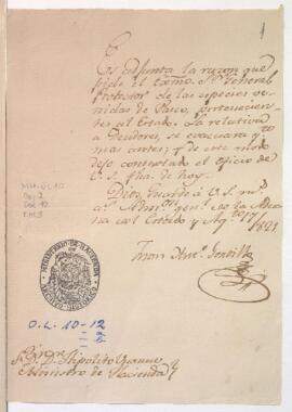 Relación de especies