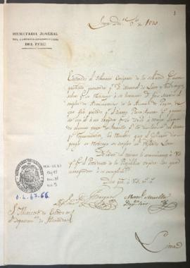 Restitución de cargo