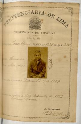 Testimonio de condena