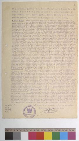 Certificado de indemnización