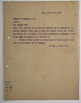 Solicita pago de letras atrasadas