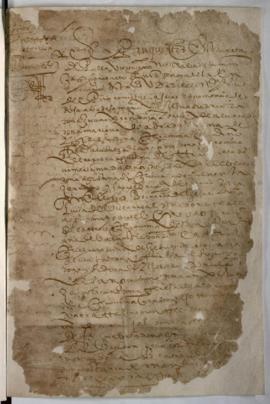 Protocolo notarial de Cristóbal de Aguilar Mendieta