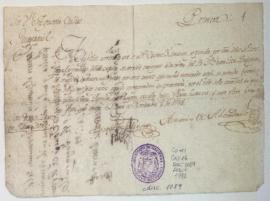 Solicitud de libramiento