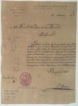 Pago a los oficiales de la brigada de artillería