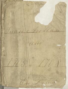 Protocolo notarial de Juan de Avellan