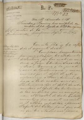 Testimonios de condena