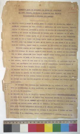 Convenio de molienda y traslado de mercancía