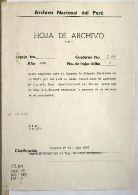 Reconocimiento de área