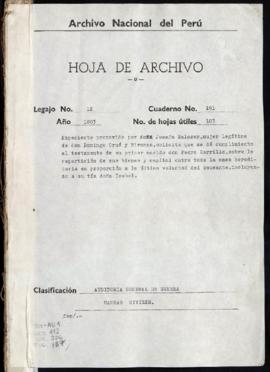 Cumplimiento de testamento