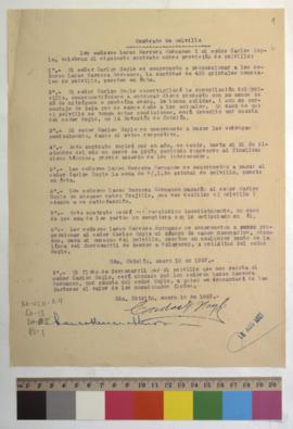 Contrato de polvillo de arroz