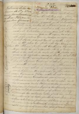 Testimonio de condena