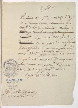 Distribución de comisos