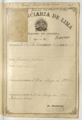 Testimonio de condena