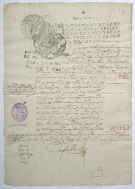 Certificación de partida en Libros Manuales de Caja Real